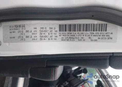 2016 Jeep Cherokee Trailhawk z USA, uszkodzony, nr VIN 1C4PJMBS4GW179121